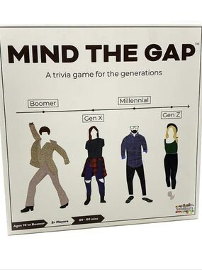 MIND THE GAP A Trivia Game For The Generations NIB Sealed
